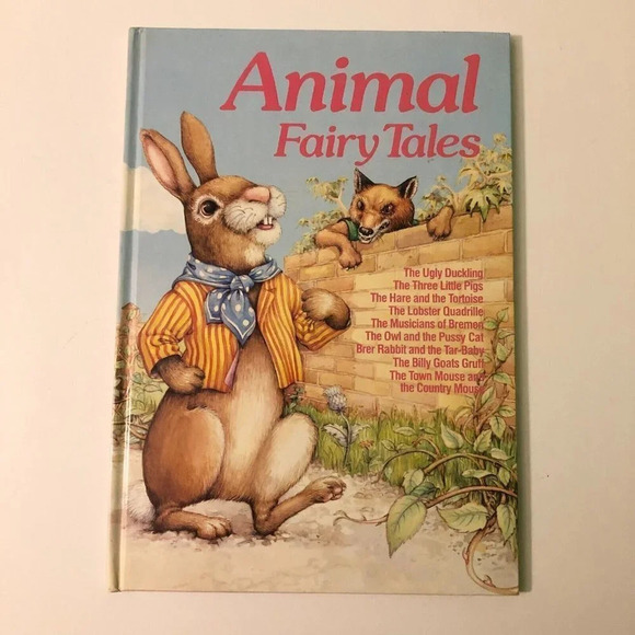 Vintage 1987 Animal Fairy Tales  Claire Mumford Cavendish Childrens Stories - Picture 1 of 14